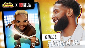 Watch our hosts play Subway Surfers with Odell Beckham Jr. and see his reaction to his in-game character! 😲 #SubwaySurfersXNFLPA 🏈 #SubwaySurfers Miami is live NOW! 🎉 Download the game and unlock your favorite NFLPA stars including #LamarJackson #OdellBeckhamJr #TomBrady #PatrickMahomes #DakPrescott, and #SaquonBarkley! Game on! #SubwaySurfers X NFL Players Association #SubwaySurfersCollectAll6 | Subway Surfers