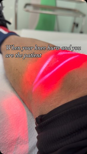 Nagging patellar tendon injury receiving ML7 laser treatment Helps decrease pain and inflammation Non invasive and no downtime #patellartendonitis #kneepain #kneepainrelief #morriscountynj #ithurts | Ascend Regenerative