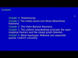 Math400 - Functional Analysis - Course Introduction