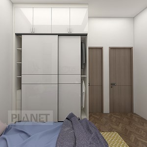 [Hot Item] Planet 2 Doors Drawersron Design Prices in India Cabinet Unit Home Furniture Wardrobe Customized Durable Modern