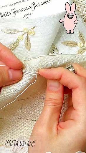 Backstitch #sewing #needlework #handstitches #handsewing #howtomake #sewingtips #sewingstitch #sewingtutorial #sewingtherapy #howtosewing #sewingideas #backstitch #sewcute #sew #cutevideo | Regina Jikidze