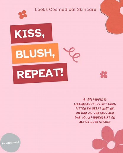 Lippenstift 💄 die niet afgeeft Blèzi Lip Fix is een lippenstift die lang blijft zitten en niet afgeeft. Hoe je dag er ook uitziet, je kunt er op vertrouwen dat jouw lipstick er altijd goed uitziet. De Lip Fix is vederlicht en laat een nauwelijks voelbaar, comfortabel laagje achter op je lippen. Bovendien zorgen squaleen (vochtherstellend) en vitamine E (anti-aging) ervoor dat je lippen de hele dag verzorgd en beschermd zijn. Lippenstift kleuren Door de hoog gepigmenteerde, innovatieve formule z