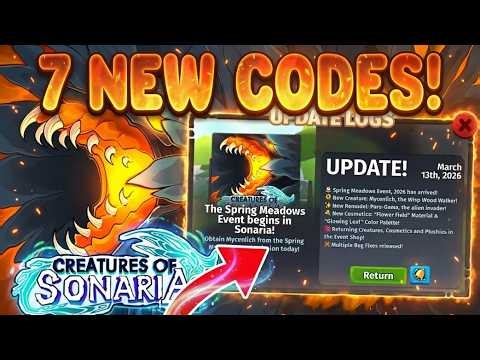 Twins Return!💥CODE⚠️ CREATURES OF SONARIA CODES 2026 - ROBLOX CREATURES OF SONARIA CODES-COS CODE