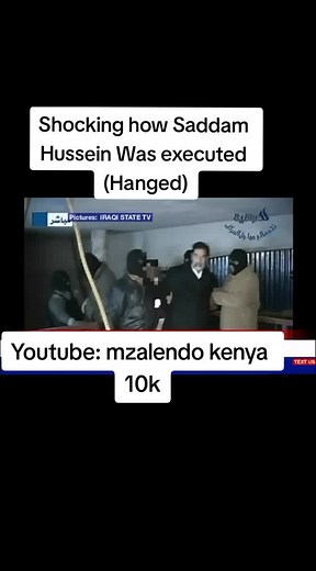 Saddam Hussein Execution: Real Video Footage