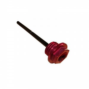 [Hot Item] Motorcycle Parts Anodized Aluminum Red Oil Dipstick Plug