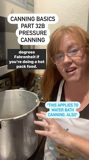 Canning Basics Part 32B: Prepping the canning water for raw pack or hot pack canning. #pressurecanning #canning #selfreliant #backtobasics #foodpreservation #waterbath #oldways #cannersofinstagram #masterfoodpreserver #foodstorage | Sort of a Homestead