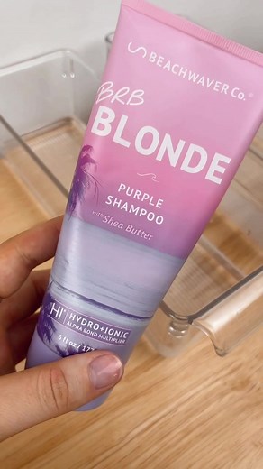 5.7K views · 32 reactions | Keep your blonde bright and fresh all summer long! ✨ Your favorite BRB Purple shampoo + conditioner are 40% off in our Memorial Day Sale! (plus save an extra 20% with code SUN20)...run, don't walk! #haircare #blonde #highlights #balayage #purpleshampoo #purpleconditioner #memorialdaysale | Beachwaver Co. | Facebook