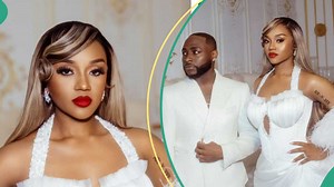 “I had goosebumps, tears”: Davido’s Chioma seen with twin daughter at Chivido
