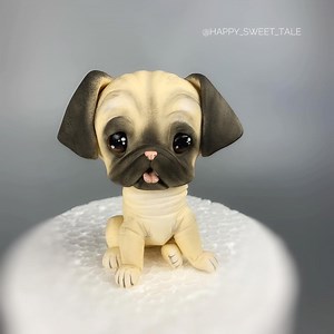 Fondant Dog Cake Topper, Fondant Cake Topper Dog, Baby Shower, Baby Birthday, Cake Decorations, Figure for Cake, Fondant Dog, Fondant Animal - Etsy UK