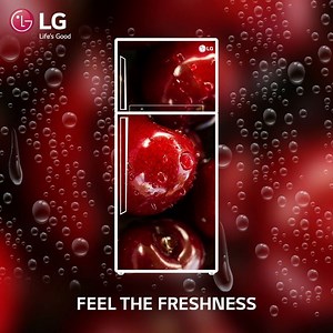 Feel the freshness of farm-picked fruits and vegetables in #LG Inverter Linear #Refrigerator! With LG Door Cooling ™ feature, experience 35% faster and even cooling that keeps stored food fresh for a longer duration. Stay Indoors, Eat Fresh and Stay Healthy! http://bit.ly/DDR_FB | LG Global