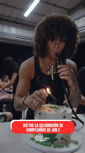 1.7K views · 49 reactions | Así es cómo Jon Z celebra su cumpleaños  El artista puertorriqueño cumplió 34 años y disfrutó con un pastel muy especial  • • • #jonz #jonzingmen #Maria #MarihuanaParaLaSalud #marihuana #consumoresponsable #consumoconsciente #Consumo #jonzmen #jonzac #viajosinver #laneveranews | La Nevera News | Facebook