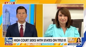 In Louisiana - We defend women and girls! I will not stand by and let Joe Biden & Kamala Harris rewrite Title IX. I joined Fox & Friends this morning to discuss our big Supreme Court win. ⚜️🇺🇸 | Office of the Louisiana Attorney General