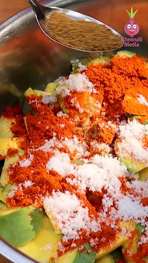 254K views · 3.1K reactions | Mango Pickle❣ Follow Cheerullimedia for more recipes. #foodie #cheerullimedia #reelsinstagram #recipe #tastyfood #homemade #keralafood #keralafoodie #viralreels #trendingnow | Cheerulli media | Facebook