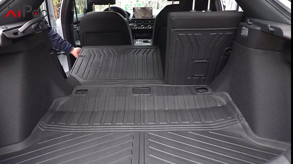Xipoo Cargo Liner Compatible with 2022 2023 2024 Honda Civic Hatchback Rear Trunk Mat Backrest Mat Seat Back Protector Replacement for 2022-2024 Honda Civic Accessories (Rear Trunk Mat+Backrest Mat)