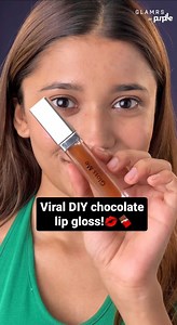 7.8K views · 36 reactions | Lips feeling a little dull? Brighten them up with our DIY lip gloss made with the goodness of chocolate! | Glamrs | Facebook