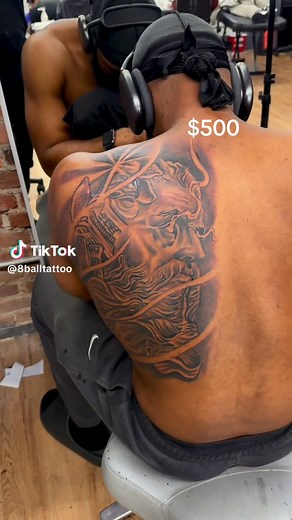 Inspiring Zeus Back Tattoo Ideas for Tattoo Enthusiasts