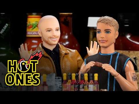 Ken Thrives Under Pressure While Eating Spicy Wings | Hot Ones