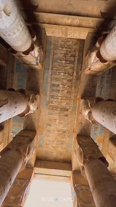 2.6K views · 478 reactions | The Temple of Hathor is one of the most well-preserved temples in all of Egypt. The vibrancy of the Ancient Egyptian blue is striking, considering that the temple is over 2,000 years old.  | Explore and visit Egypt | Facebook