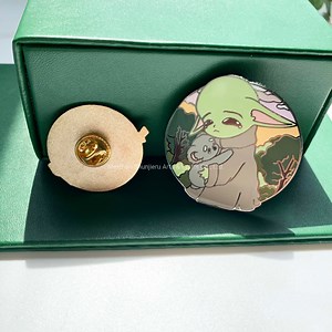 [Hot Item] Football Enamel Lapel Pin Safety Security Badge Gift