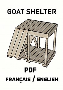 Plan de cabane pour animaux - Chèvres et mouton - PDF FR & EN - goat shelter - Etsy France