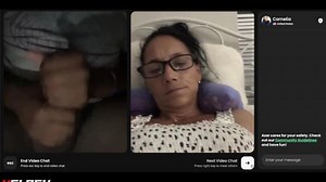 Milf watches me stroke