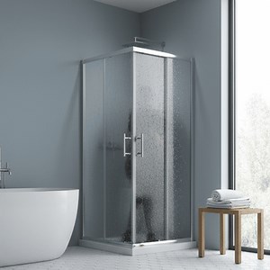 [Hot Item] Sleek Contemporary Square Shower Doors with Stylish Aluminum Frame