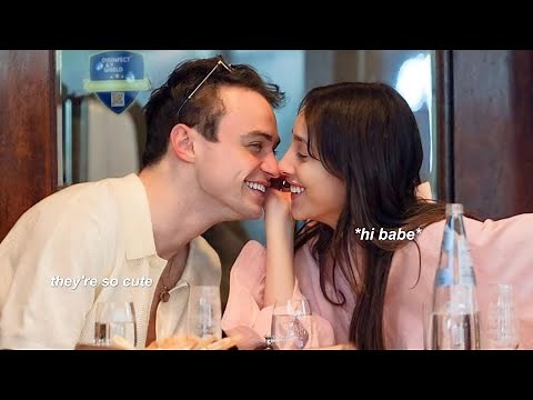 thomas doherty and yasmin being the cutest couple for 5 minutes straight