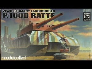 Unboxing des P1000 "Ratte" von modelcollect in 1:72