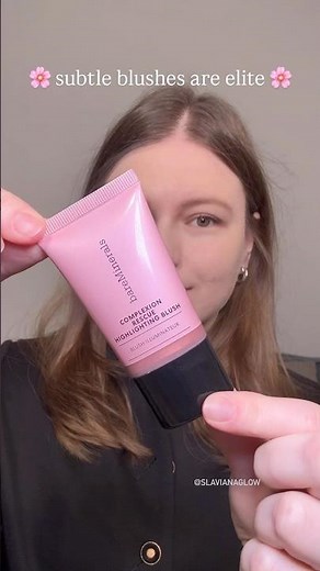 in spring we glow 🌸 bare minerals complexion rescue liquid highlighting brush in mauve glow #beauty