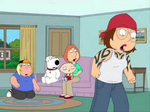Family Guy - Meg Beats Peter