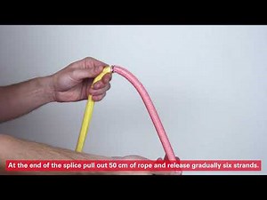 TUTORIAL - How to splice paper carrier rope - Compact UNO rope