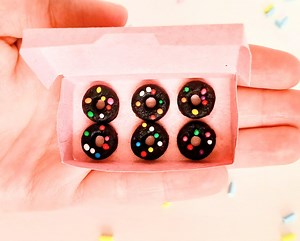 Mini Donut Box PDF Printable Miniature Baking Doll Doughnut Box Miniature Packaging Gift Box 1:6 Scale Digital Download - Etsy Canada