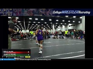 Girls 5th - 8th Grade 81-89 Molly Allen MWC Wrestling Academy Vs Isabella Miller Dubuque Wrestling