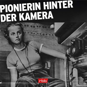 Hanna Christian-Janowitz begann 1952 beim DFF. Sie war die erste Frau hinter einer Kamera und sie lebte fürs Fernsehen. | rbb