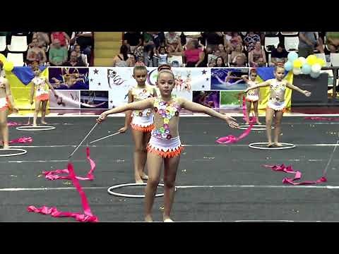 Ginástica Rítmica - Coreografia Moana - Turma infantil #ginástica #gymninastic #Ginásticarítmica