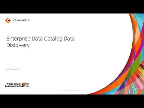Data Discovery in Enterprise Data Catalog