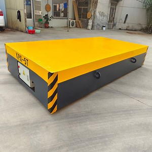 [Hot Item] Electric Transfer Trolley Trackless Flat Steerable Turntable Transfer Cart