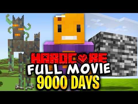 I Survived 9000 Days in Minecraft Hardcore [FULL MOVIE]