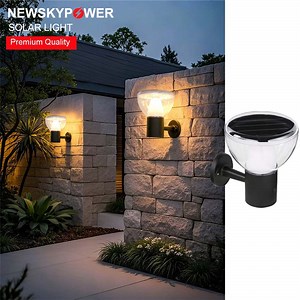 [Hot Item] Durable 3000K 6000K LED Solar Wall Light Outdoor Waterproof IP65 with Protective Cover