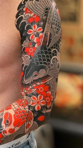 Sleeve by Caio Pineiro, São Paulo   London. #japanesetattoo #tattoo #tattoosleeve #traditionaltattoo
