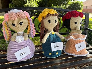 Crochet Flower Bouquet Reversible Doll - Etsy