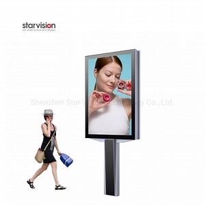 [Hot Item] Outdoor Street Double Sided Backlit Scrolling Light Boxes with Scrolling System