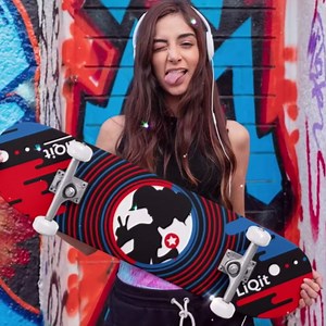 Skateboard Deck Canadian Maple Wood Concave 31-inch Pro Double Kick surf Skatedeck for Boys, Girls, Kids, Adults, and Teens Deck Skating Skateboard