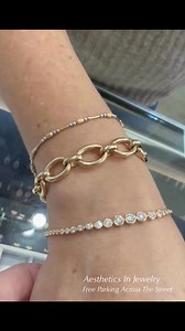 Finding stackable bracelets! #AestheticsInJewelry #jewelry #diamonds #bracelets #stackablebracelets | Aesthetics in Jewelry