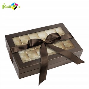 [Hot Item] Food Packaging Chocolate Packing Box with Die-Cut PVC Window
