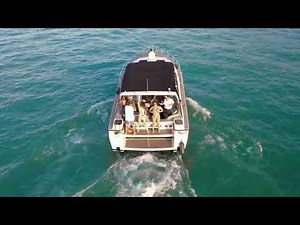 Ohio street beach downtown chicago drone women on "after hours" boat flashing boobs and dancing