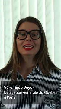 Véronique Voyer at the Quebec Government Office in Paris | FRQ | #horizonphd