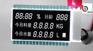 [Hot Item] Negative Va LCD Module White Character LCD Display 4.5V 34pin