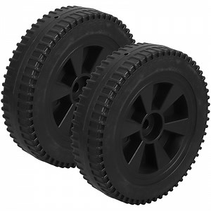 2pcs Heavy Duty Replacement Grill Wheels for Gas Barbecue Grill