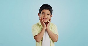 Excited Kid Hands On Face Surprise Stock Footage Video (100% Royalty-free) 1109430609 | Shutterstock